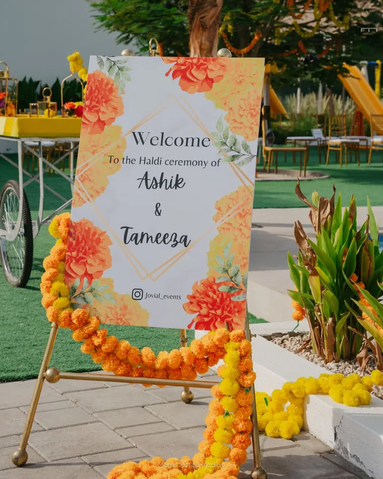 Destination wedding celebration in the UAE