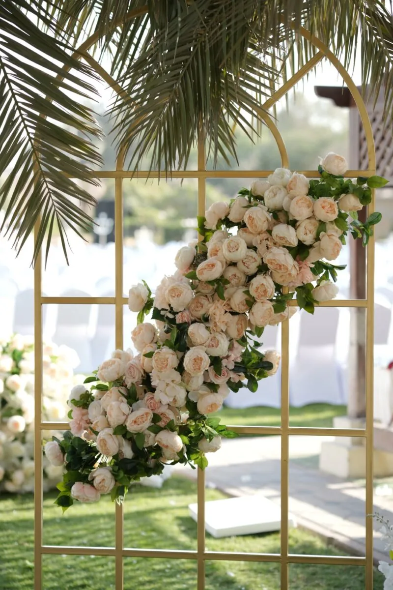 First look moment at a UAE wedding